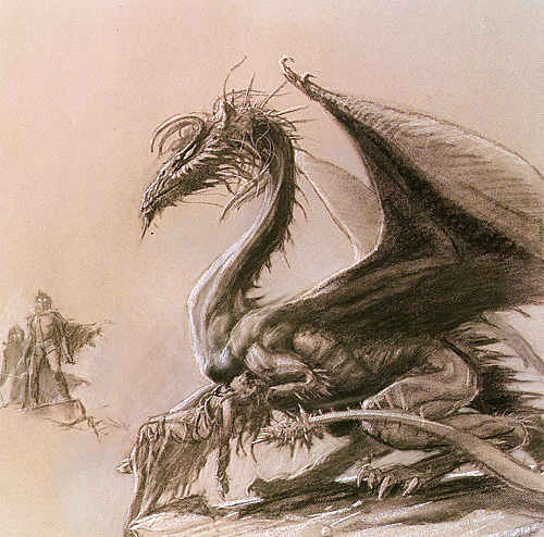 Dragonsbane by Barbara Hambly (Sketch)